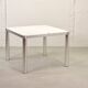 Artifort Dutch Design White Marble & Aluminium Dining Table by Kho Liang