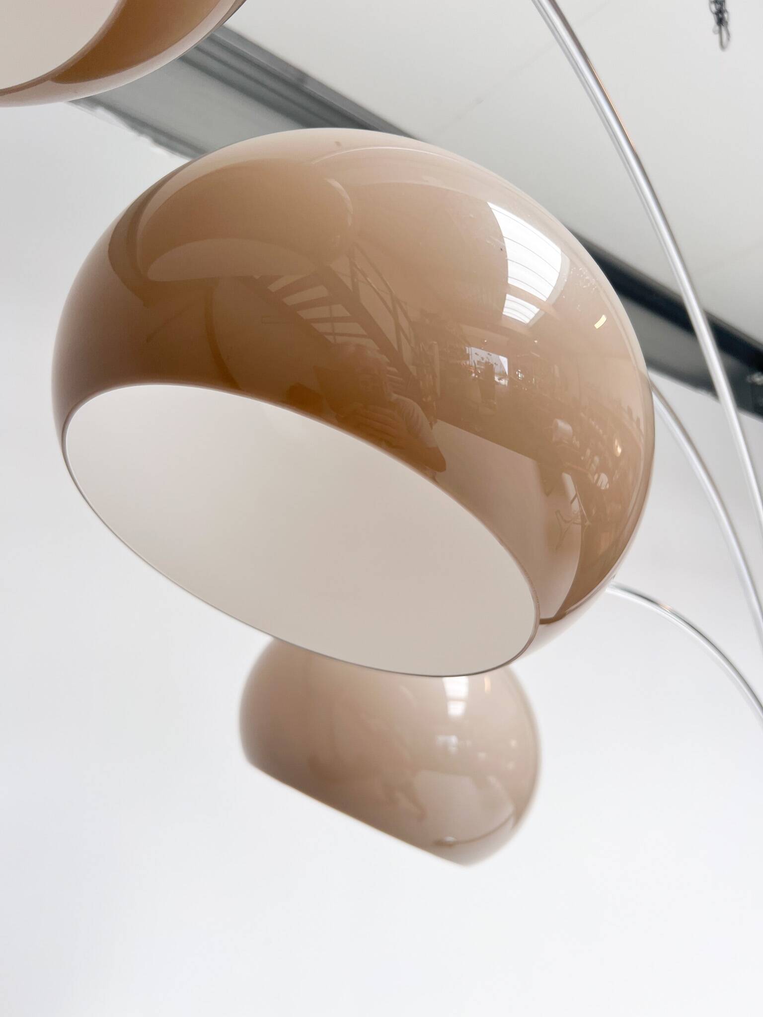 Space Age arc lamp by Dijkstra Lampen, 1970s