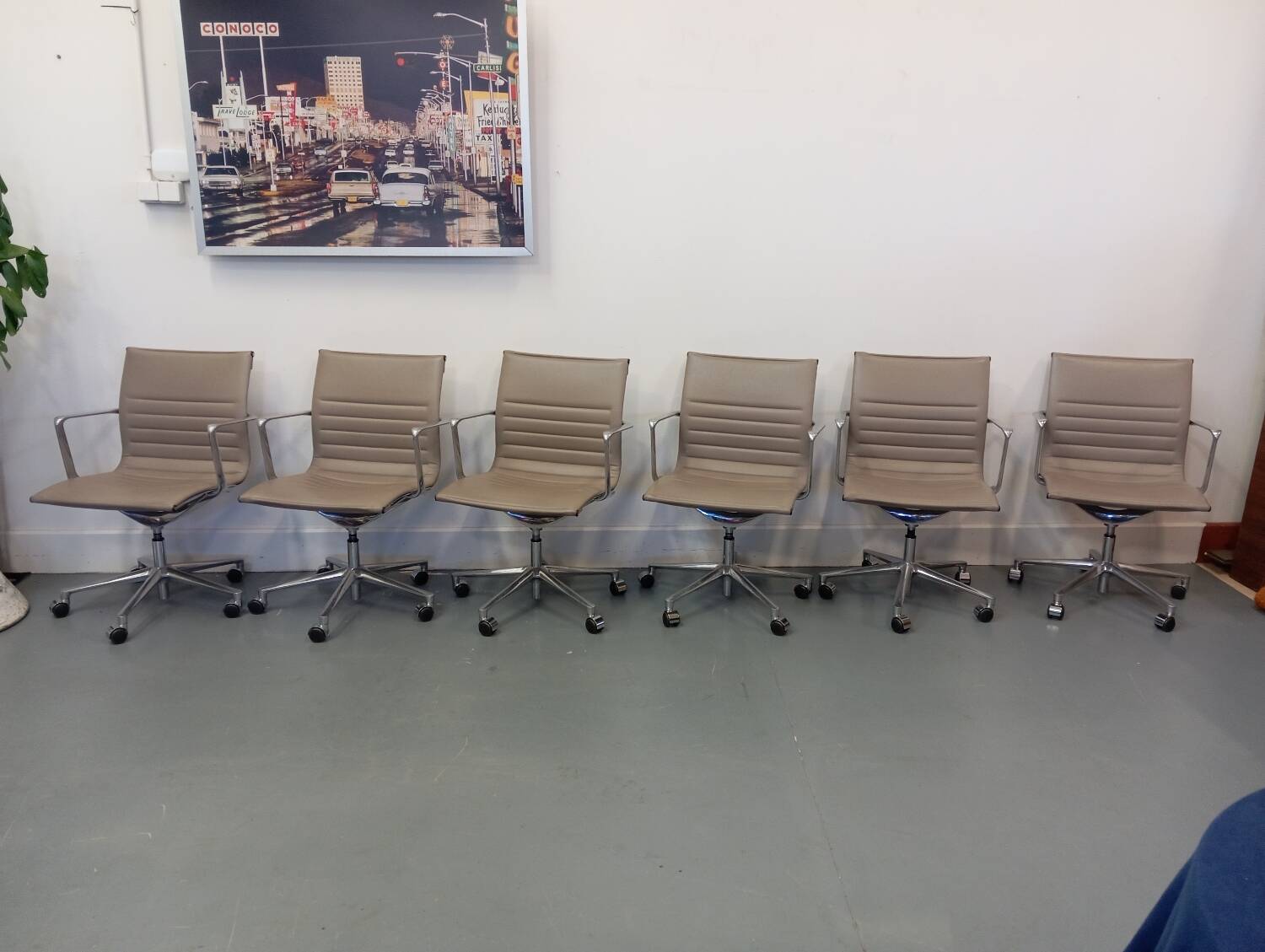 Italian design icf leather chair/armchair