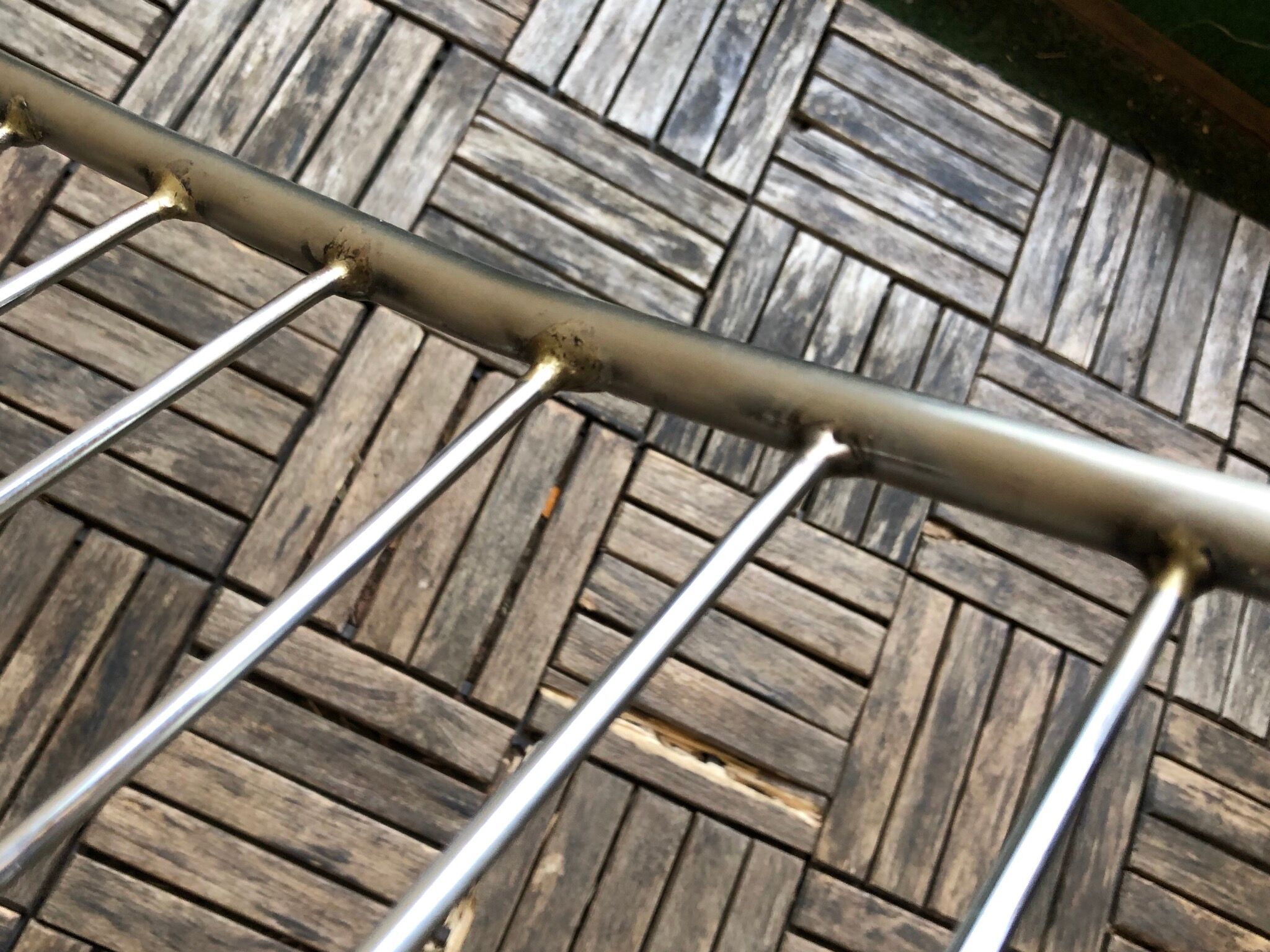 Pair of Cantilever chair design Gastone Rinaldi vintage 70 chrome steel wires