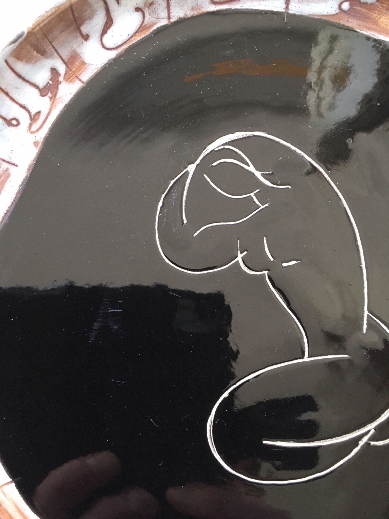 Dish Vallauris Cerenne Armida, 1950