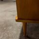 Scandinavian wardrobe 1960 honey color 4 doors L 205 cm