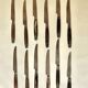 Set of 12 dessert knives As de Trèfle in their box