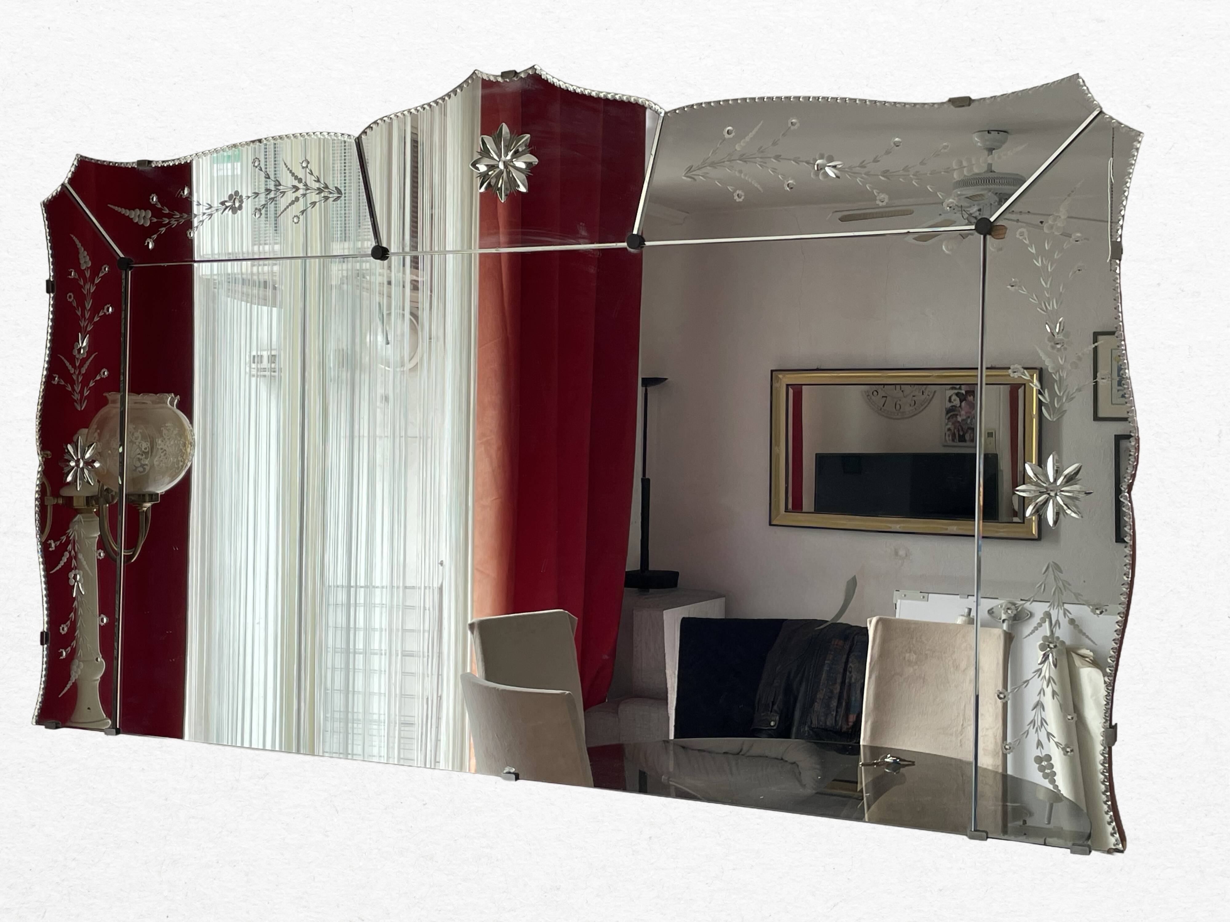 Large Venetian mirror