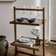 Silent servant, solid wood - Late 19th century - Minimalist side table