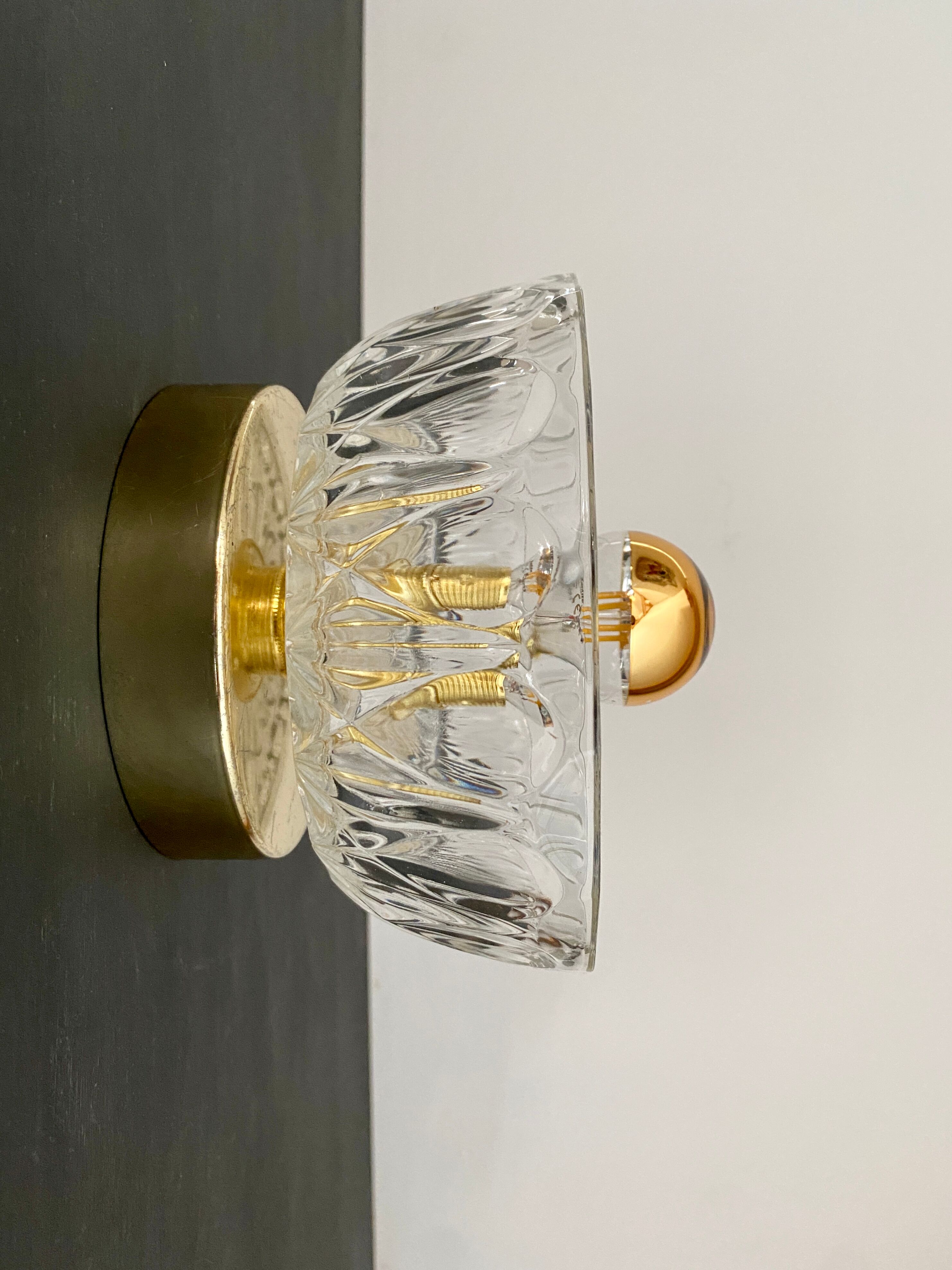 Vintage glass lampshade