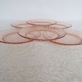 6 rosaline dessert plates