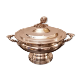 Silver metal soup