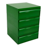 Green box with 4 drawers model "4601" by Simon Fussell for kartell, 1970
