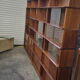 Large modular teak library – vintage Scandinavian design
