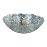 Antique cut glass salad bowl