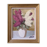 Still life painting Swedish mid century