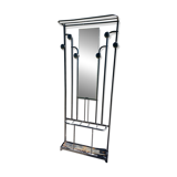 Black metal locker