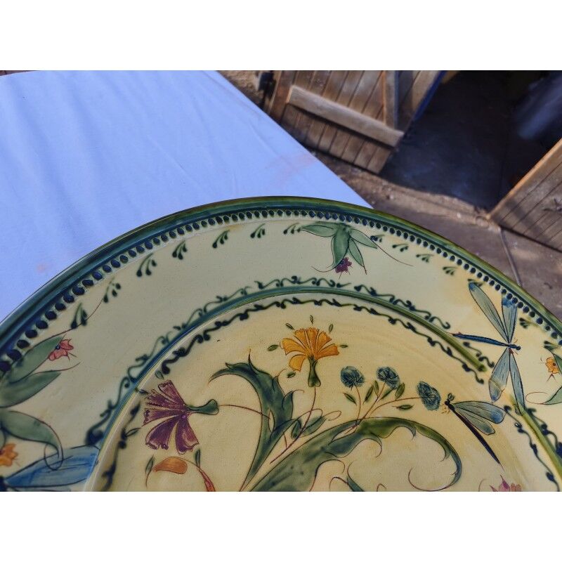 Glazed stoneware dish from St Jean de Fos