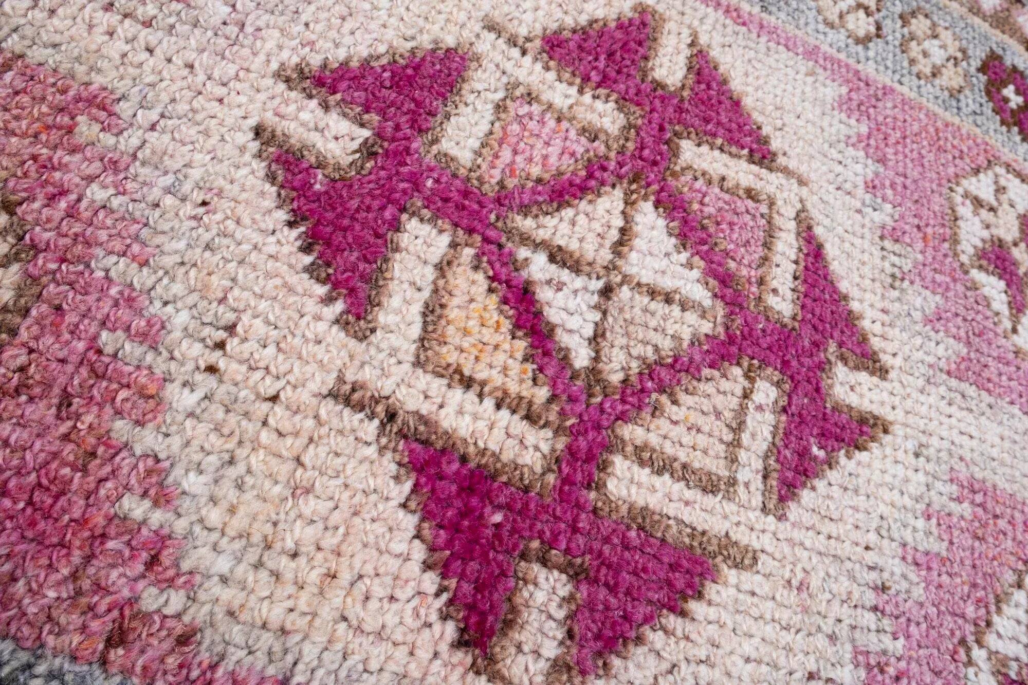 Vintage Turkish hallway rug 80x401 cm