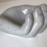 Ceramic hand vintage design 80 years