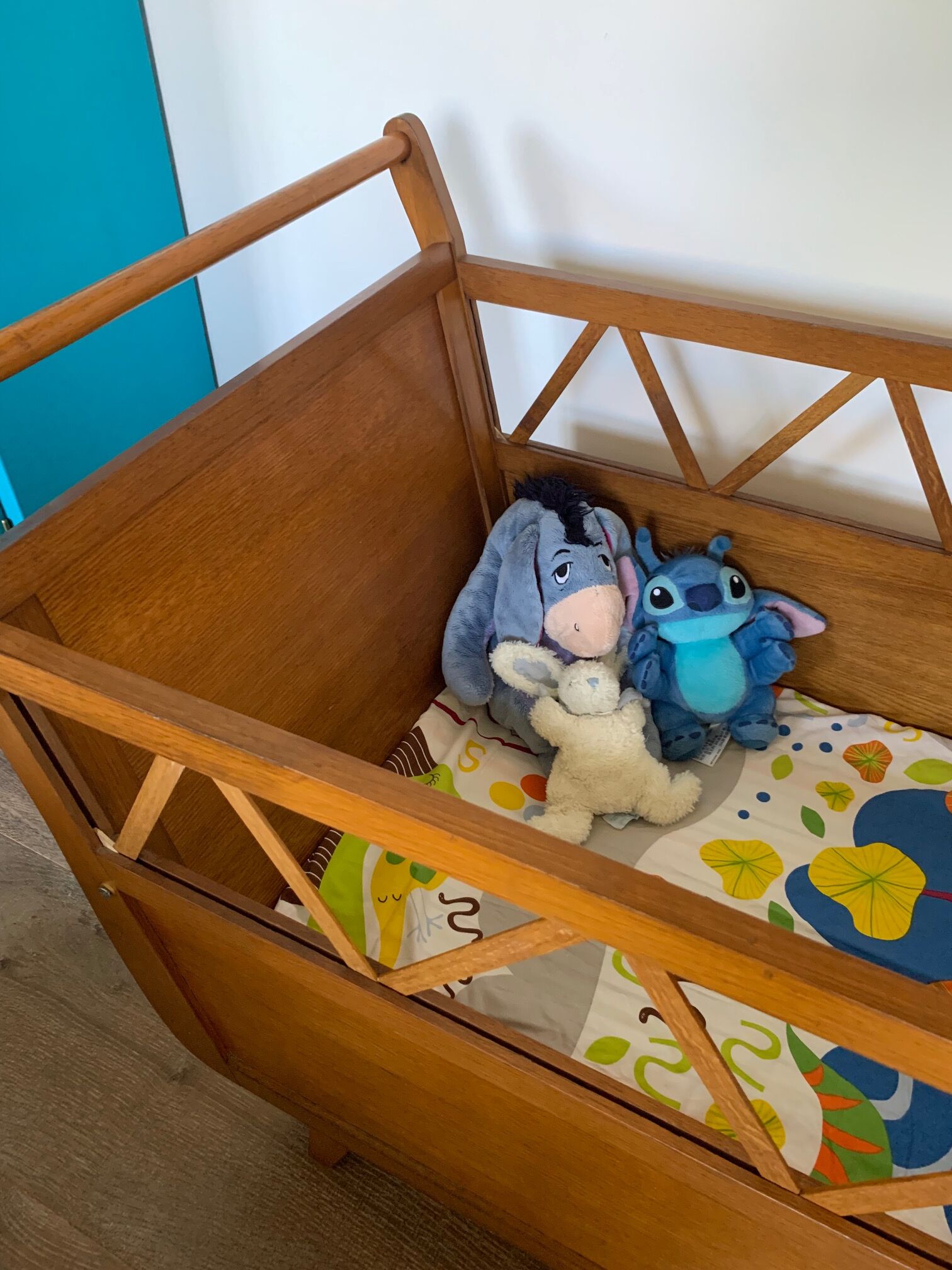 Vintage baby cot