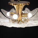 Amalfi, Italian Murano Glass Ceiling Light or Chandelier, 1970s