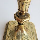 Old gilded candlestick