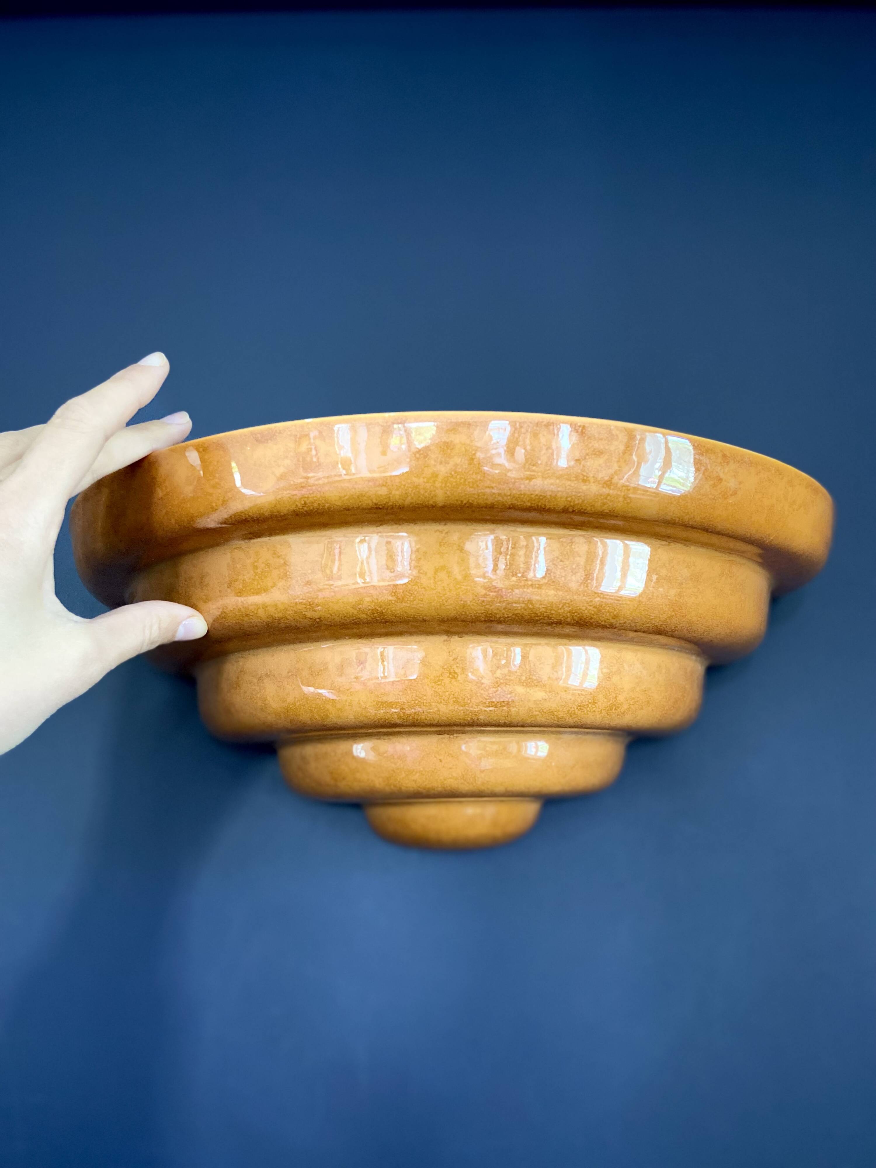 François Chatain ceramic wall light