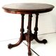 Middle oval table in Art Deco mahogany around 1930