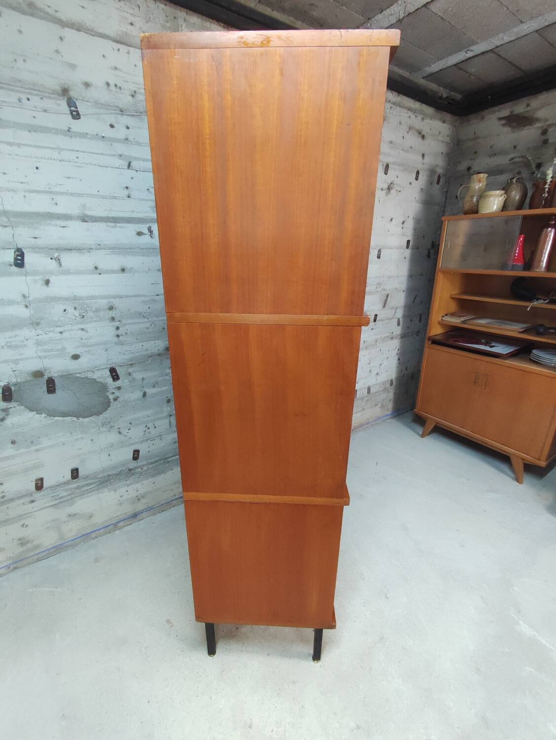 Vintage bookcase shelf