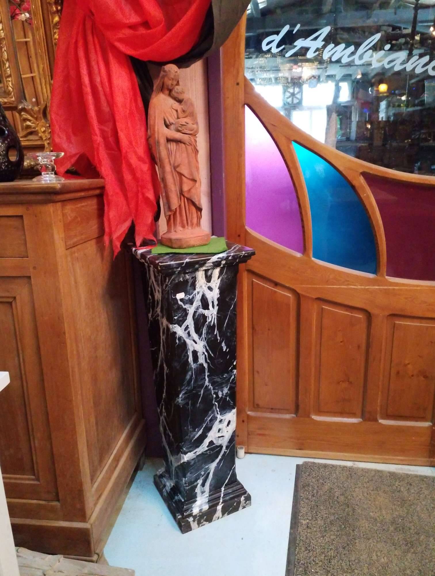 Marble look alike column