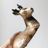 Michel Caugant Terrine deer deer ceramic earthenware vintage