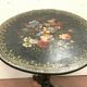 Healing tripode Napoleon III Inlaid with a floral decoration in 19th century mother-of-pearl
