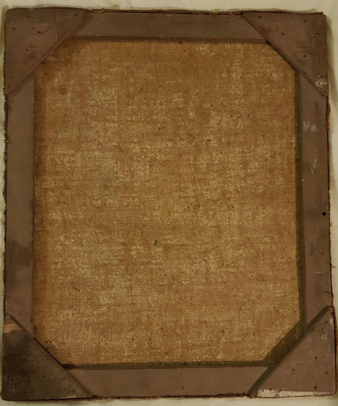 La lavandière huile sur toile XXe