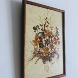 Frame dried flowers