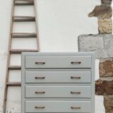 commode vintage pieds compas