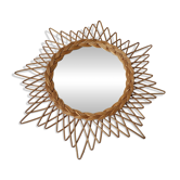 Miroir soleil osier