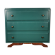 Art deco chest of drawers with mustache feet