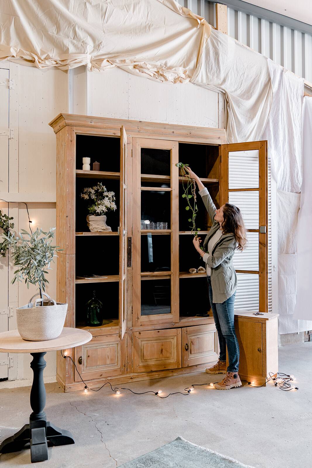 Vintage craft display case