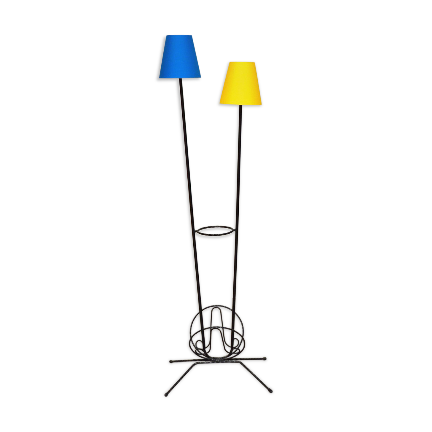 Vintage two-arm floor lamp