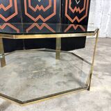 Table basse octogonale en bronze Broncz