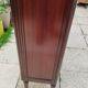 Antique Bibus bookcase in Louis XVI style with marble top