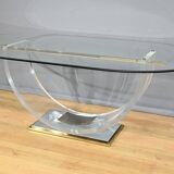 C. Hollis Jones Glass Table for Belgo Chrom – 1970