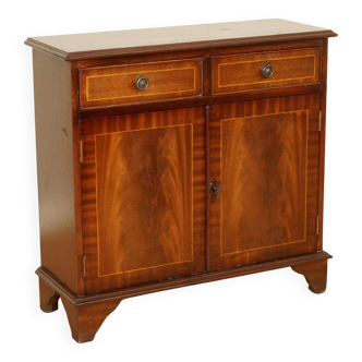 Vintage mahogany dwarf bookshelf