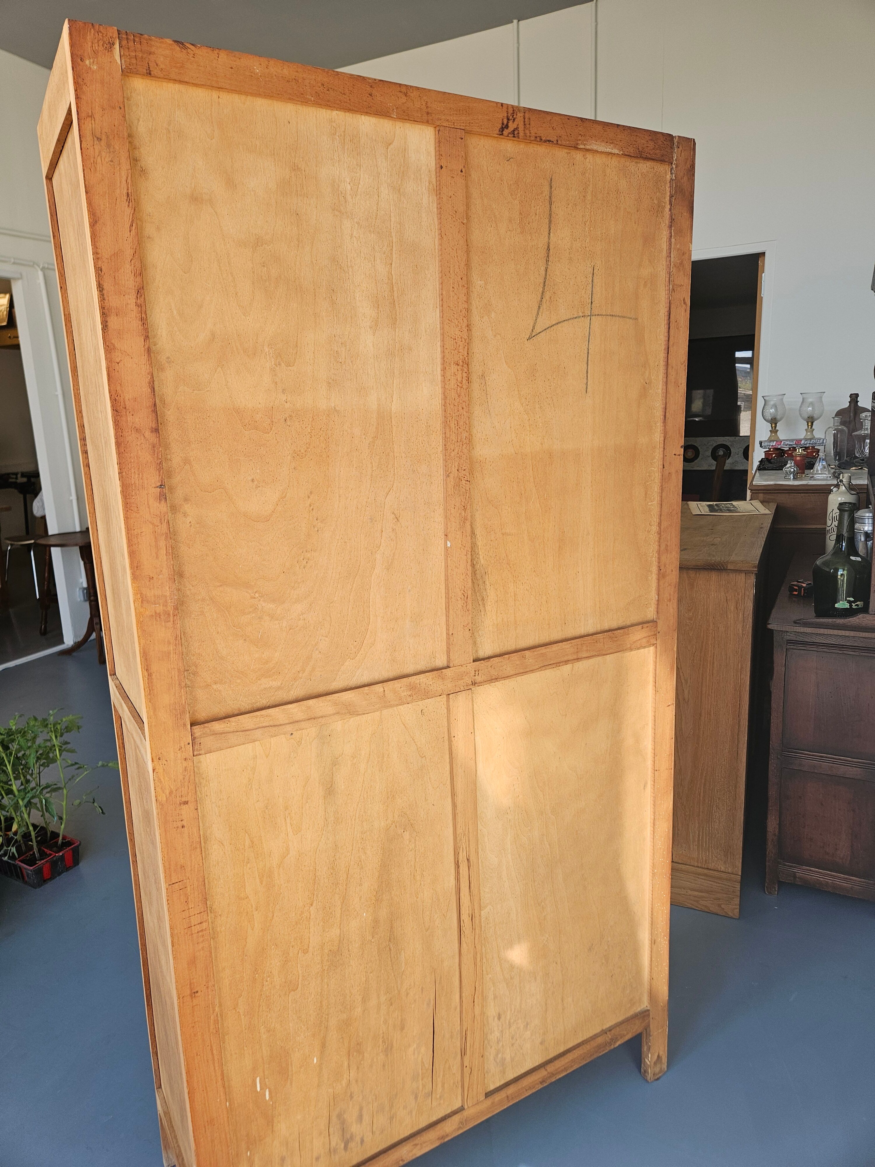 Glass-fronted Parisian wardrobe