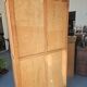 Glass-fronted Parisian wardrobe