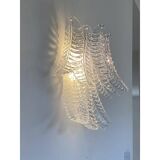 Set of 4 Transparent “Felci” Glass Wall Sconces