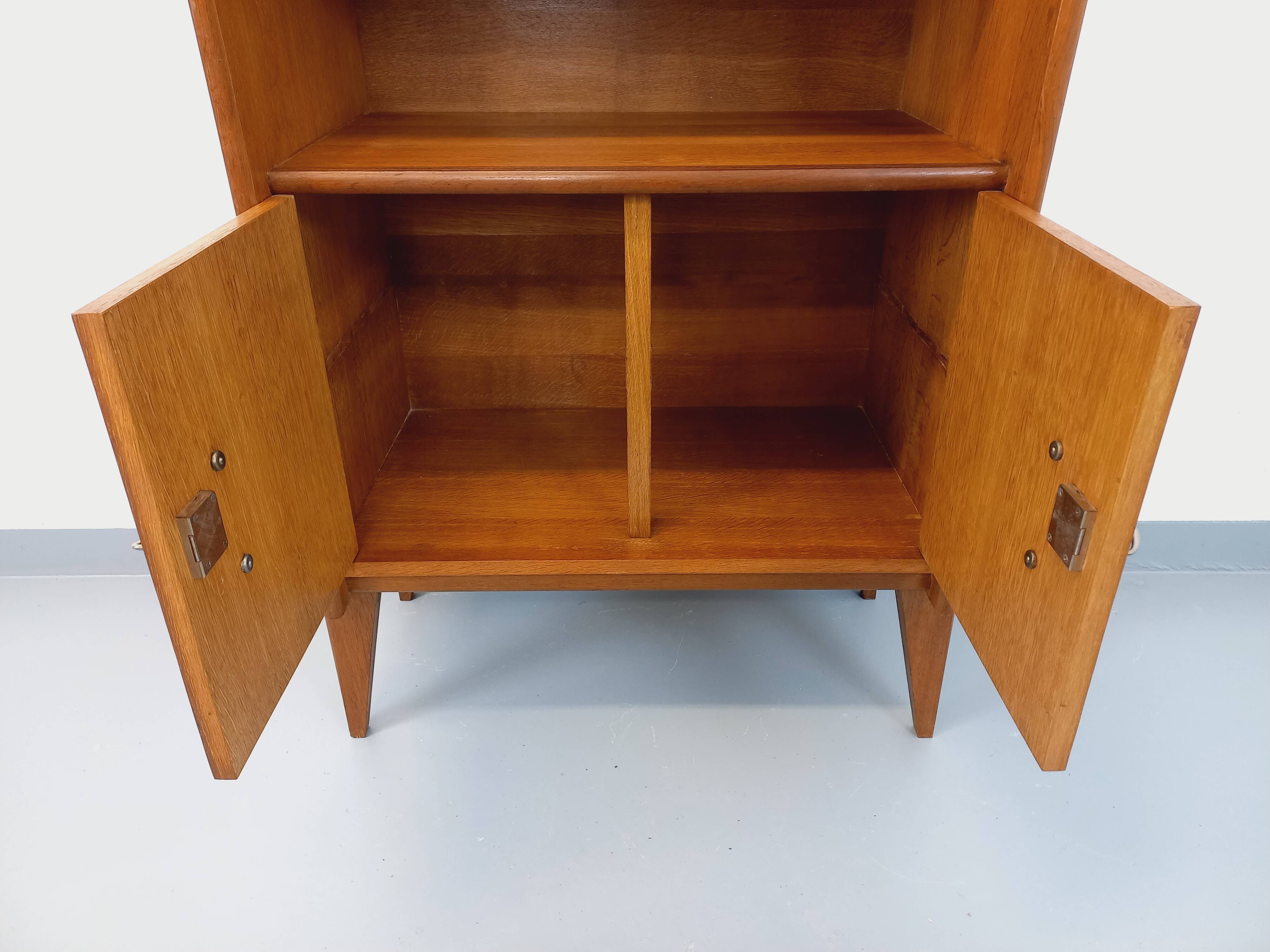 Vintage storage bookshelf René Gabriel Scandinavian style