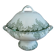 Small antique soup tureen in ironstone