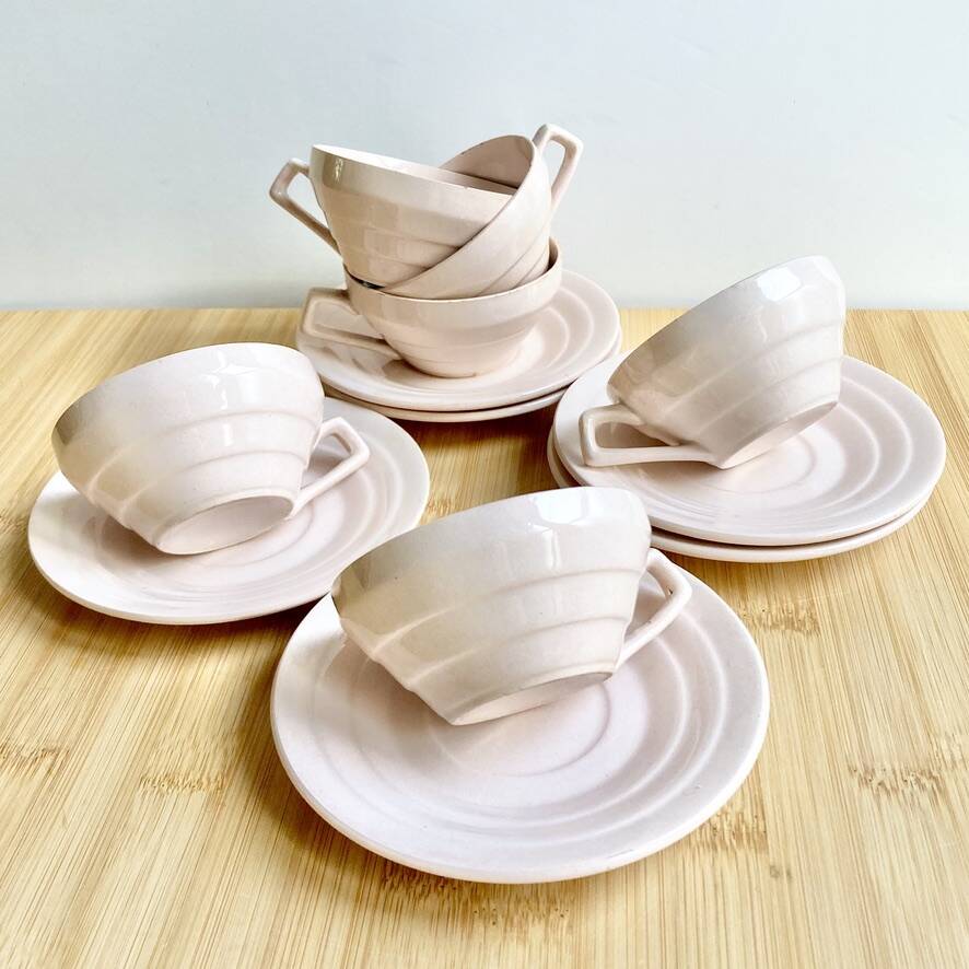 Art Deco Saint Amand cups