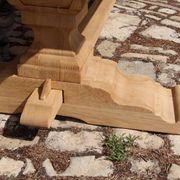 large monastery table in light oak 250 cm in length