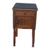 Nightstand, black bedside table