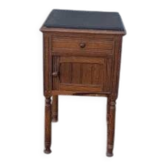Nightstand, black bedside table