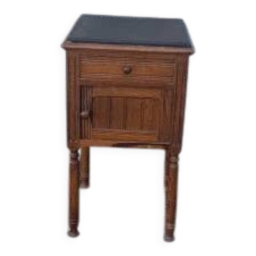 Nightstand, black bedside table